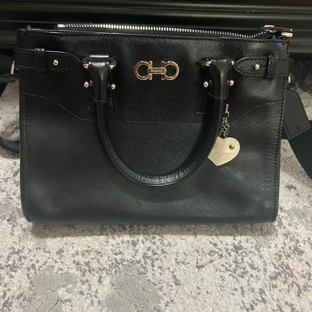 Salvatore Ferragamo Batik Mini Saffiano Leather Bag
